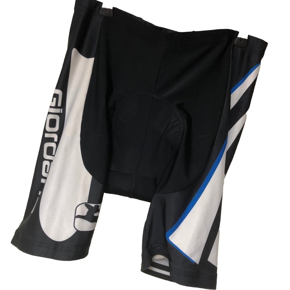 Giordana Cycling Shorts Women's S Unisex Padded Gripper Leg Spellout‎